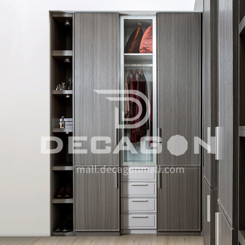  Modern design  UV lacquer with HDF kitchen cabinet-PLYJ17013-055